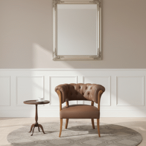 High-Back Leather Armchair - Image 2