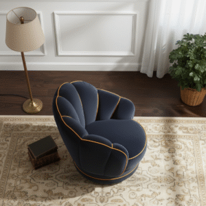 Scalloped Accent Chair - Image 2
