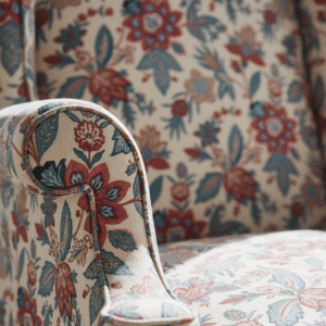 Upholstered Wingback Chair - Image 4