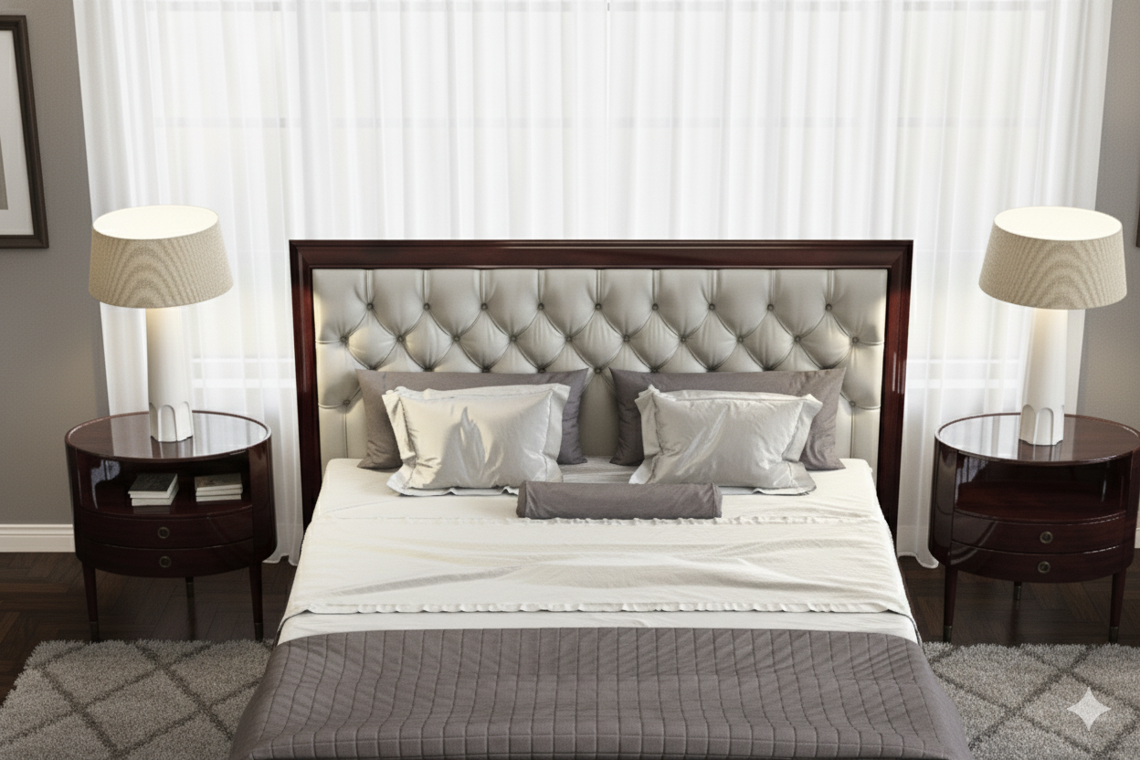 Upholstered Platform Bed - Image 3