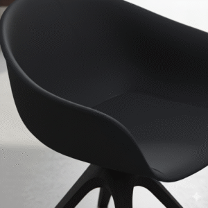 Black Swivel Chair - Image 3