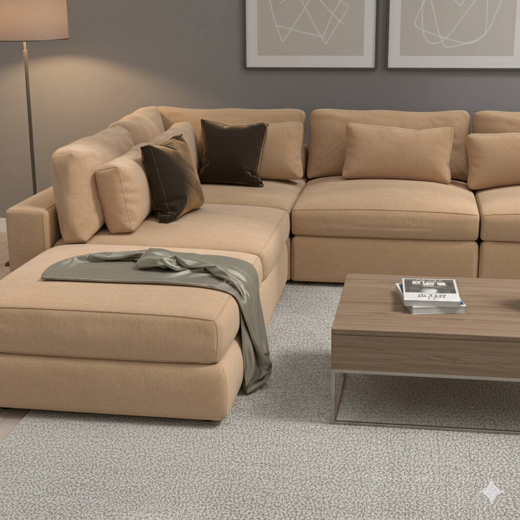 Warm Tan Fabric - Image 3