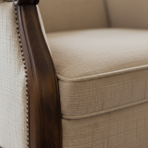 Carved Accent Armchair - Image 3