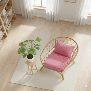 Rattan Accent Chair - Image 3