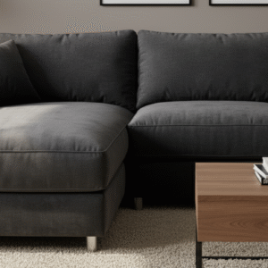 Deep-Seating Chaise Sofa - Image 5