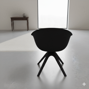 Black Swivel Chair - Image 2