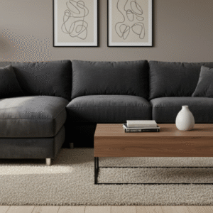 Deep-Seating Chaise Sofa