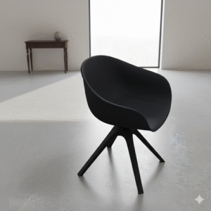 Black Swivel Chair - Image 4