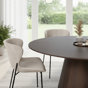 Modern Pedestal Dining Set - Image 4