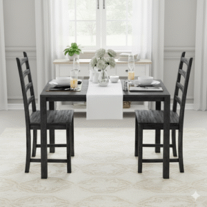 Transitional Square Dining Set