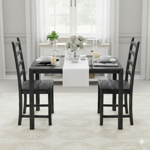 Transitional Square Dining Set