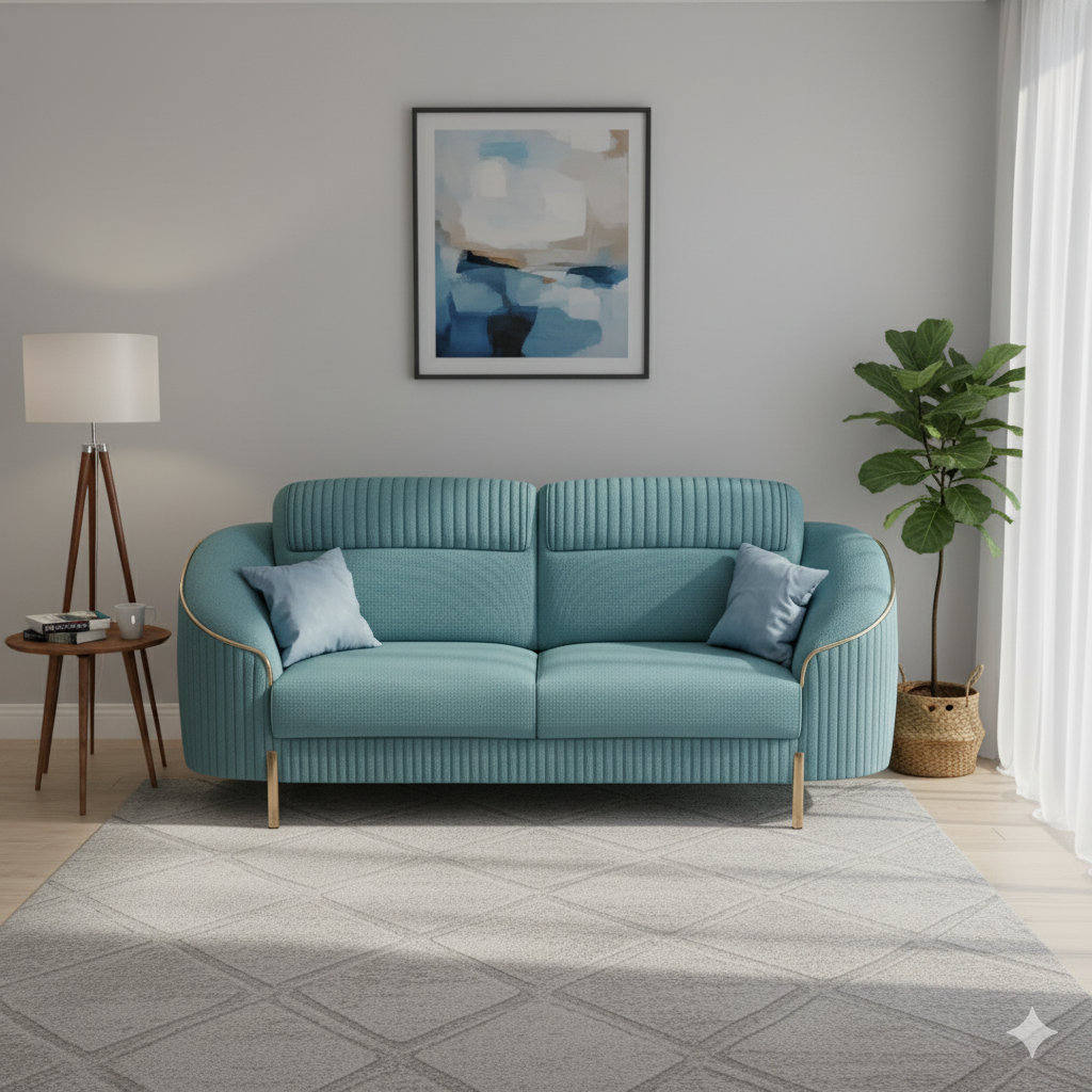 Modern Glam Loveseat