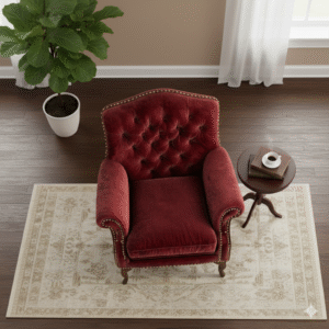Tufted Club Chair - Image 2