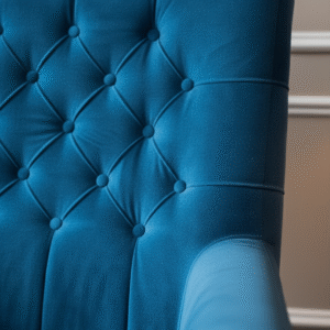 Blue Velvet Accent Chair - Image 4