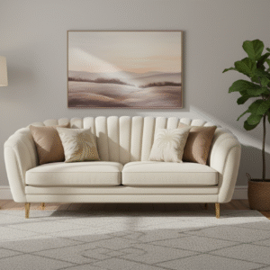 Glam Tufted Loveseat