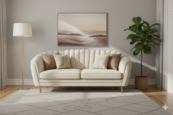 Glam Tufted Loveseat