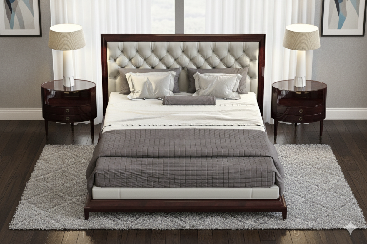 Upholstered Platform Bed