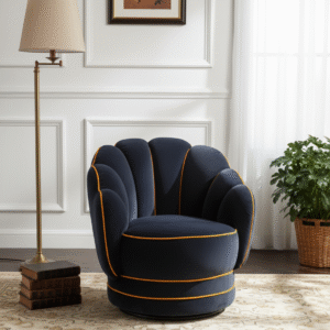 Scalloped Accent Chair