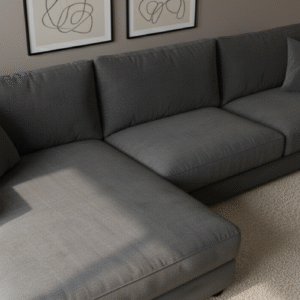 Deep-Seating Chaise Sofa - Image 3