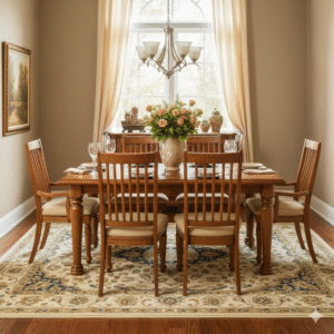 Traditional Oak Dining Set