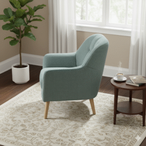 Scoop-Back Accent Chair - Image 4