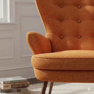 Modern Wingback Armchair - Image 3